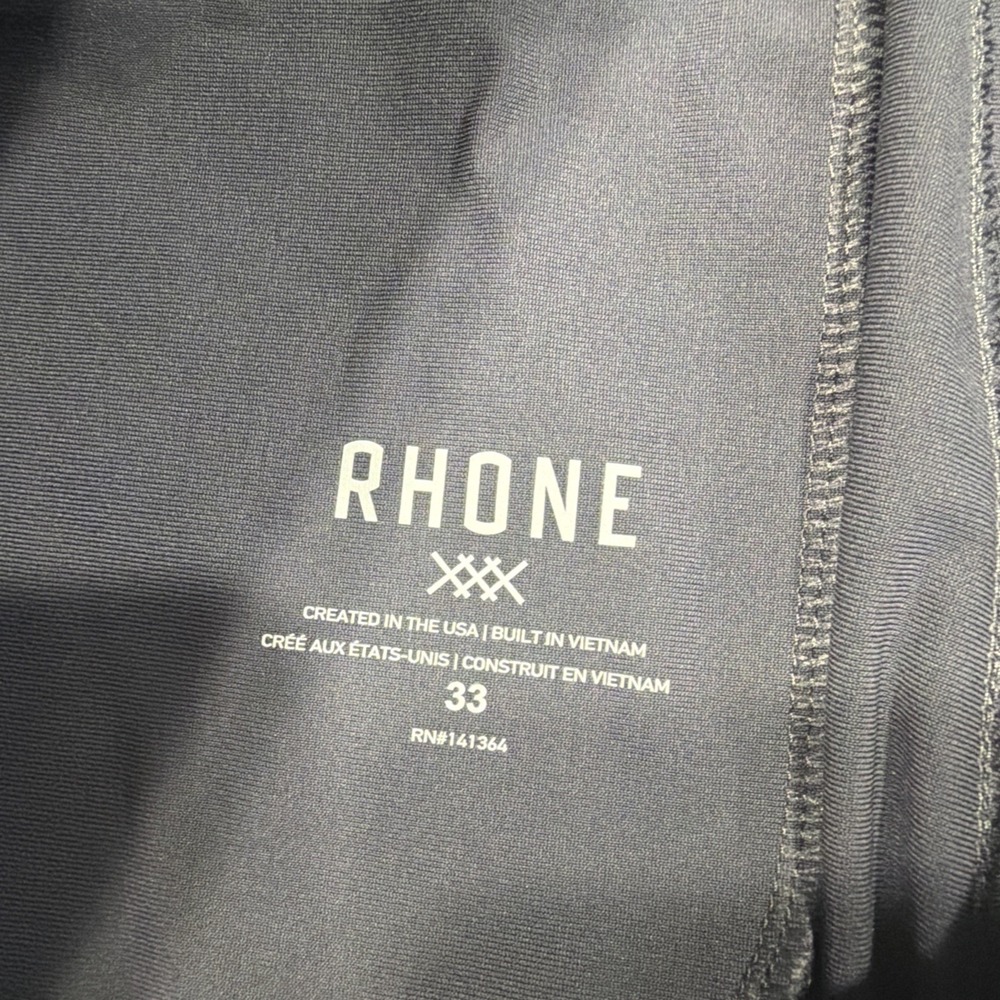 Rhone Men's Size 33 X 6" Inseam Commuter Short Flex Knit Gray Stretch - Picture 5 of 10